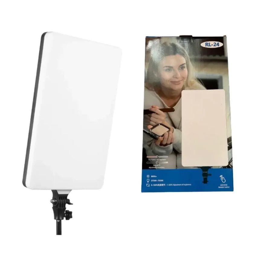 PANEL LAMPARA LUZ LED CLICK VENTAS FOTOGRAFÍA VIDEO CONTROL REMOTO RL-24 - 4