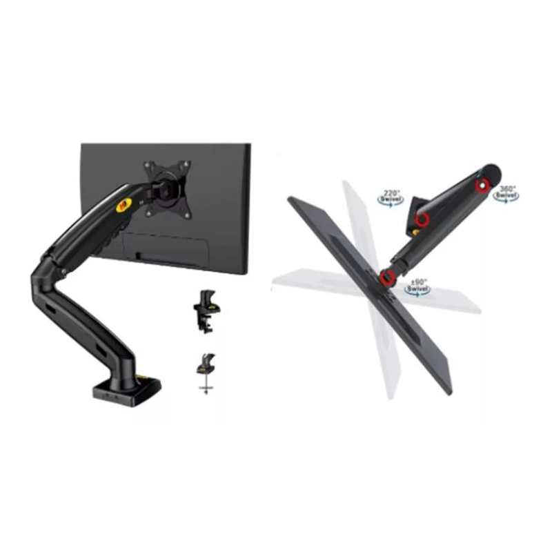 SOPORTE ARTICULADO PARA MONITOR TV DE PISTON F80 17 A 30 - 7