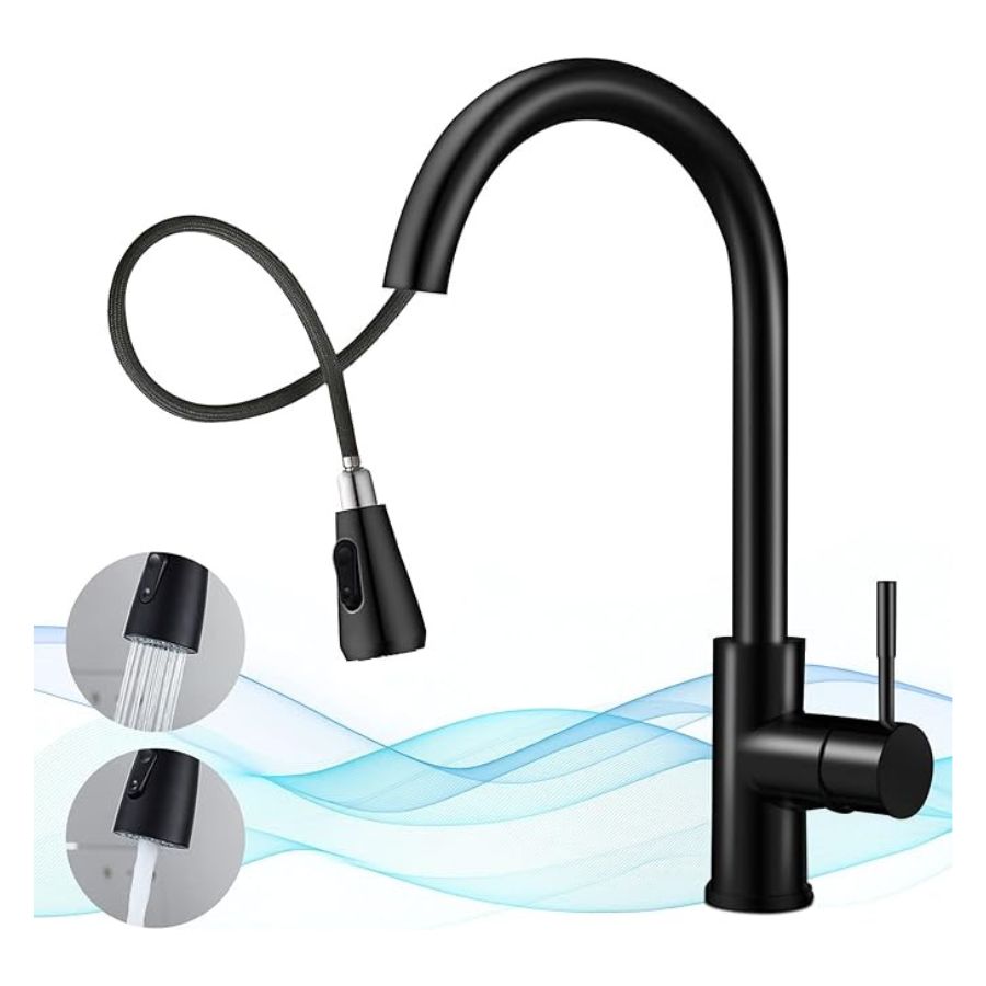 GRIFO CLICK VENTAS MEZCLADOR EXTENSIBLE MONOCOMANDO FREGADERO LLAVE 360 - 2