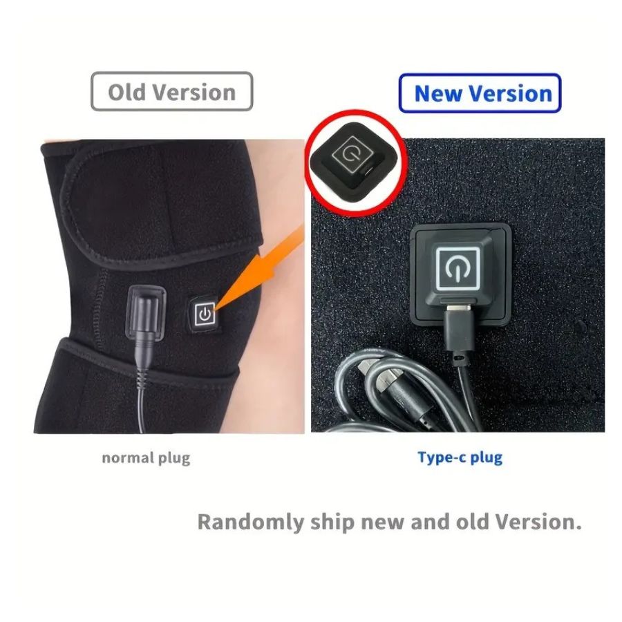 RODILLERA CLICK VENTAS ELÉCTRICA CALEFACCIÓN USB RELAJANTE TERMICA - 5