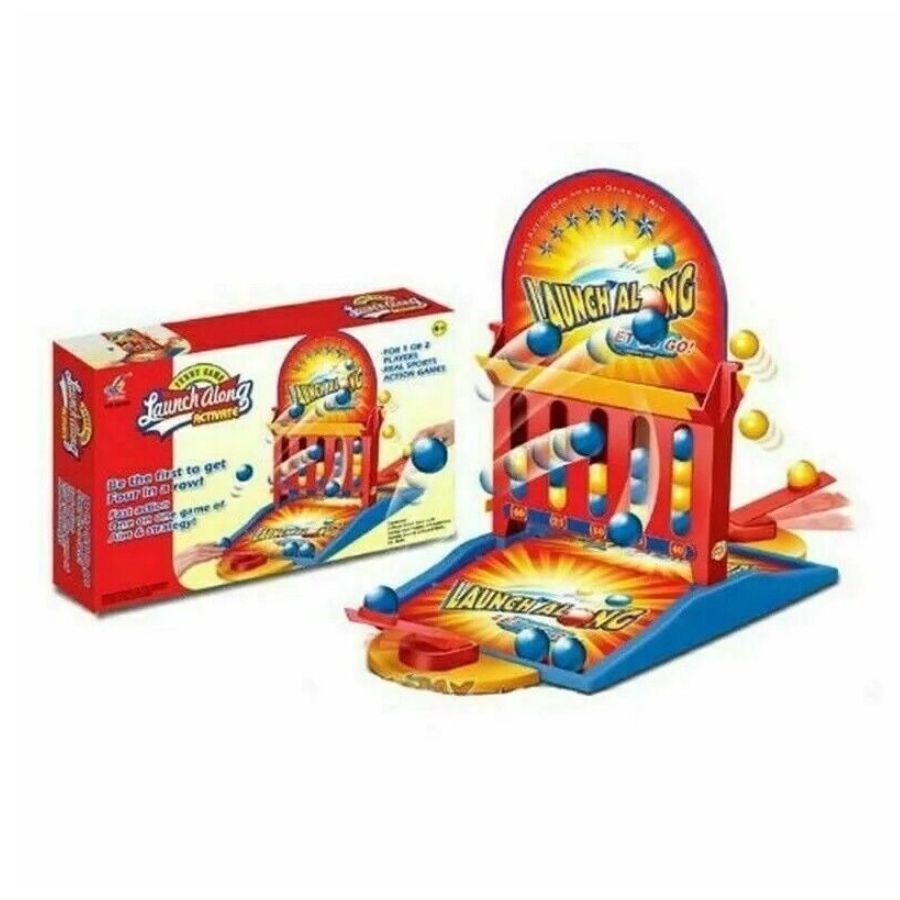 JUEGO MESA CLICK VENTAS LANZADOR DE PELOTAS NIÑOS 2 LANZADORES - 3