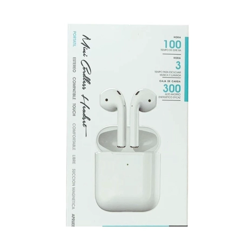AUDÍFONOS CLICK VENTAS IRM PORTATIL BLUETOOTH 5.0 BLANCO - 4