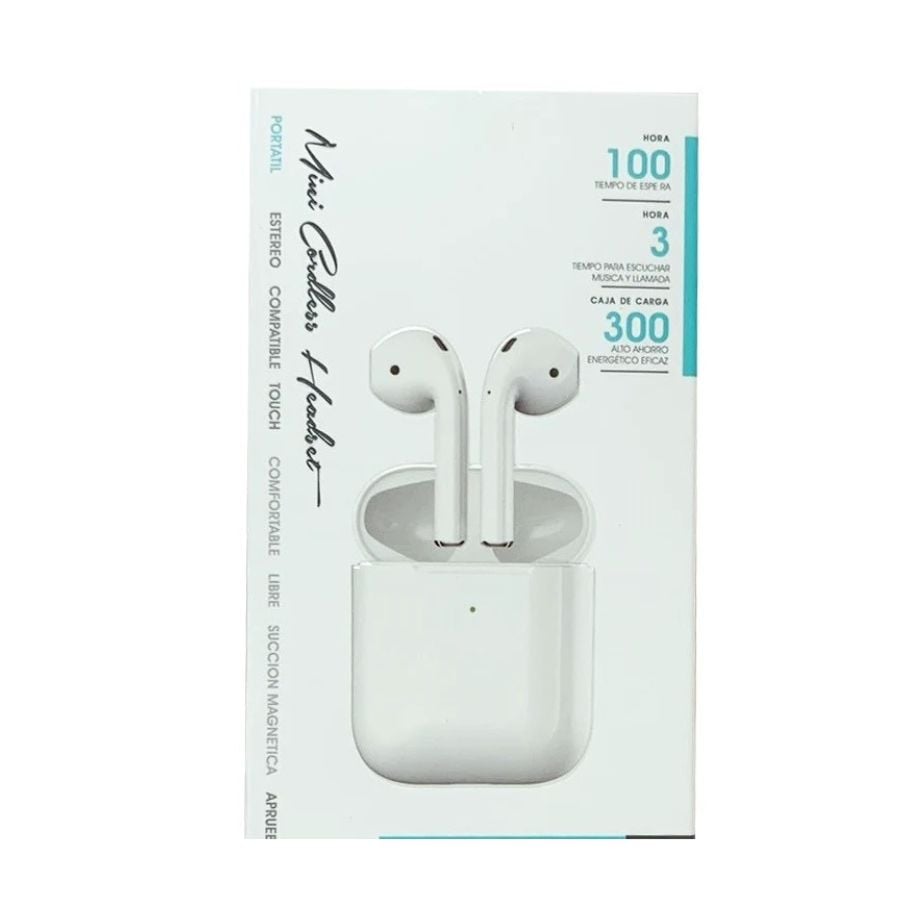 AUDÍFONOS CLICK VENTAS IRM PORTATIL BLUETOOTH 5.0 BLANCO - 4