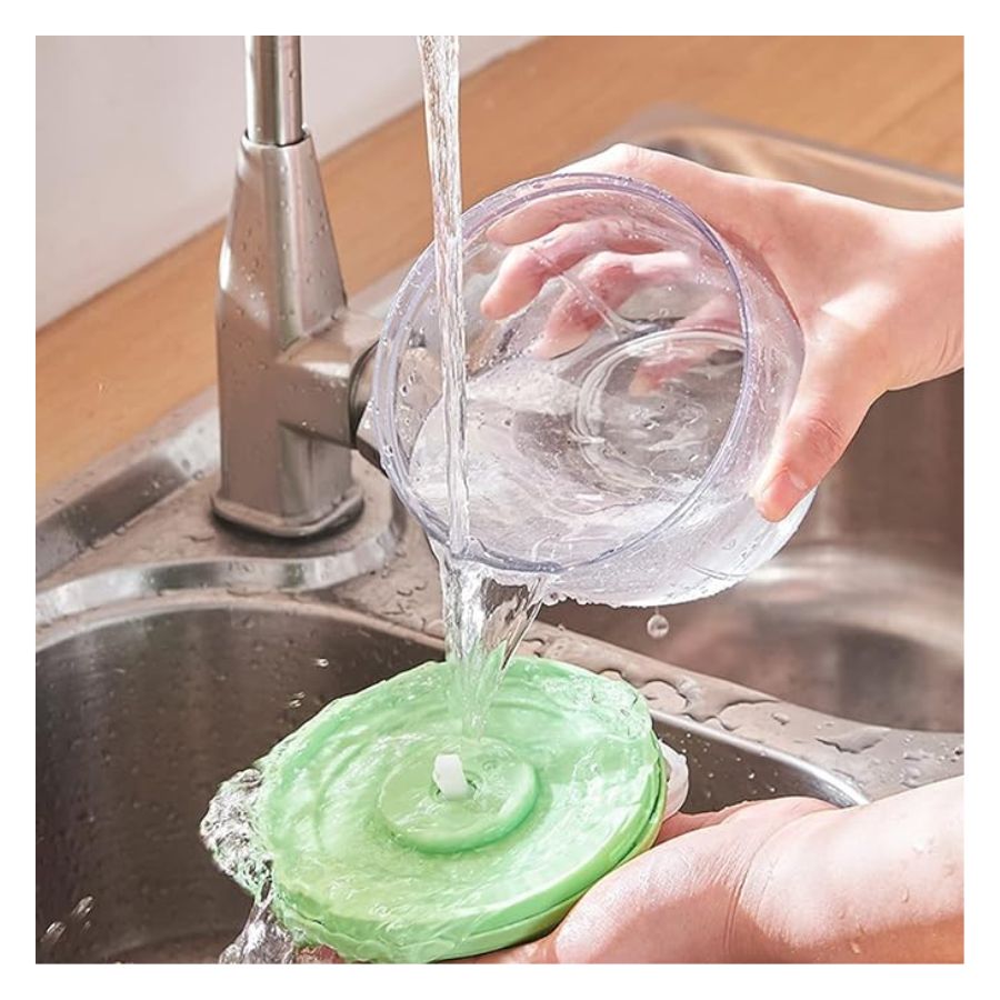 MINI PROCESADOR MANUAL CUERDA MEZCLADOR PICADORA VERDURAS - 2