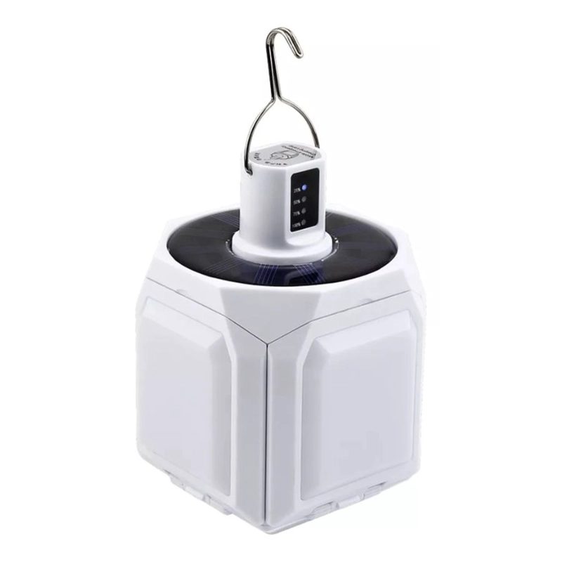 LÁMPARA CLICK VENTAS BOMBILLA RECARGABLE USB CON GANCHO ILUMINA 5 LADOS - 1