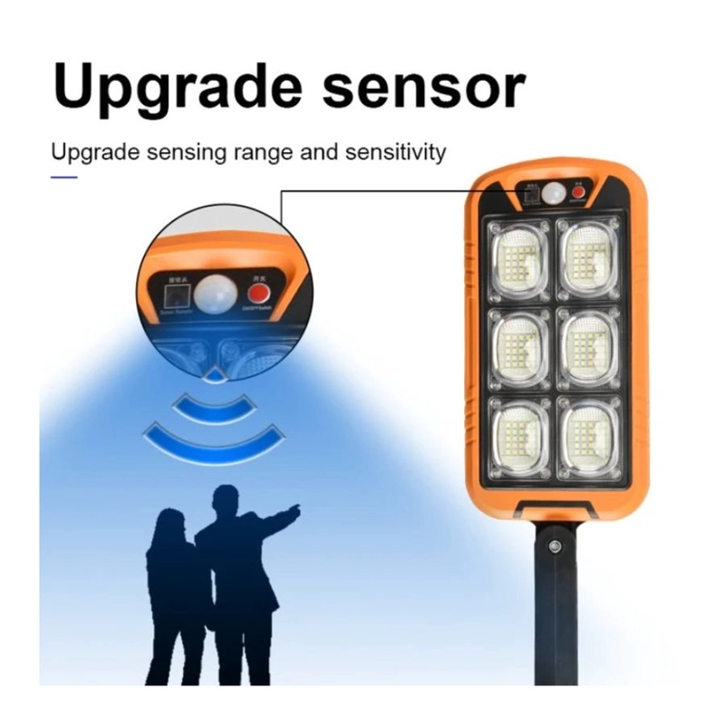 LÁMPARA CLICK VENTAS POSTE SOLAR LED SENSOR DE MOVIMIENTO IMPERMEABLE - 5