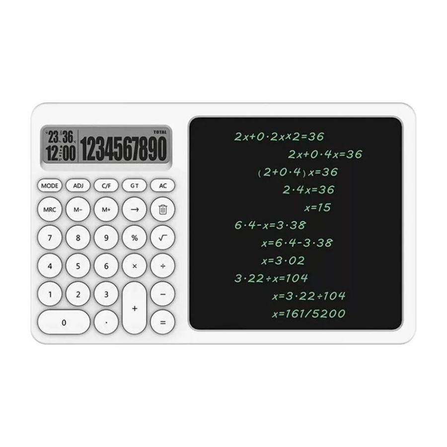 CALCULADORA CLICK VENTAS LCD TABLERO ESCRITORIO CON PANTALLA ESCRITURA - 1