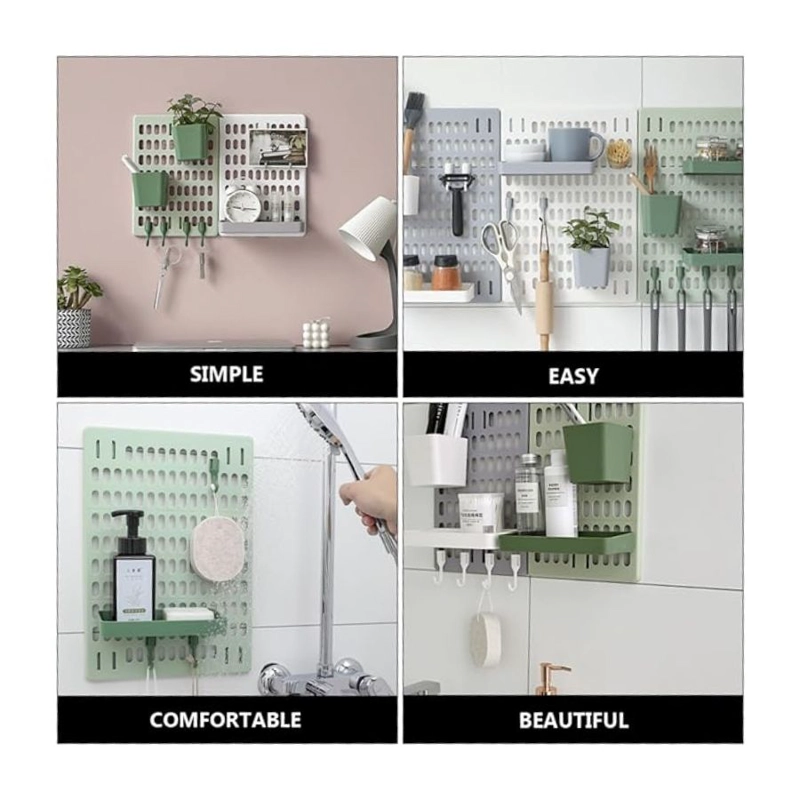 ORGANIZADOR DE PARED MÚLTIPLE ORGANIZADOR DECORATIVO HOGAR - 5