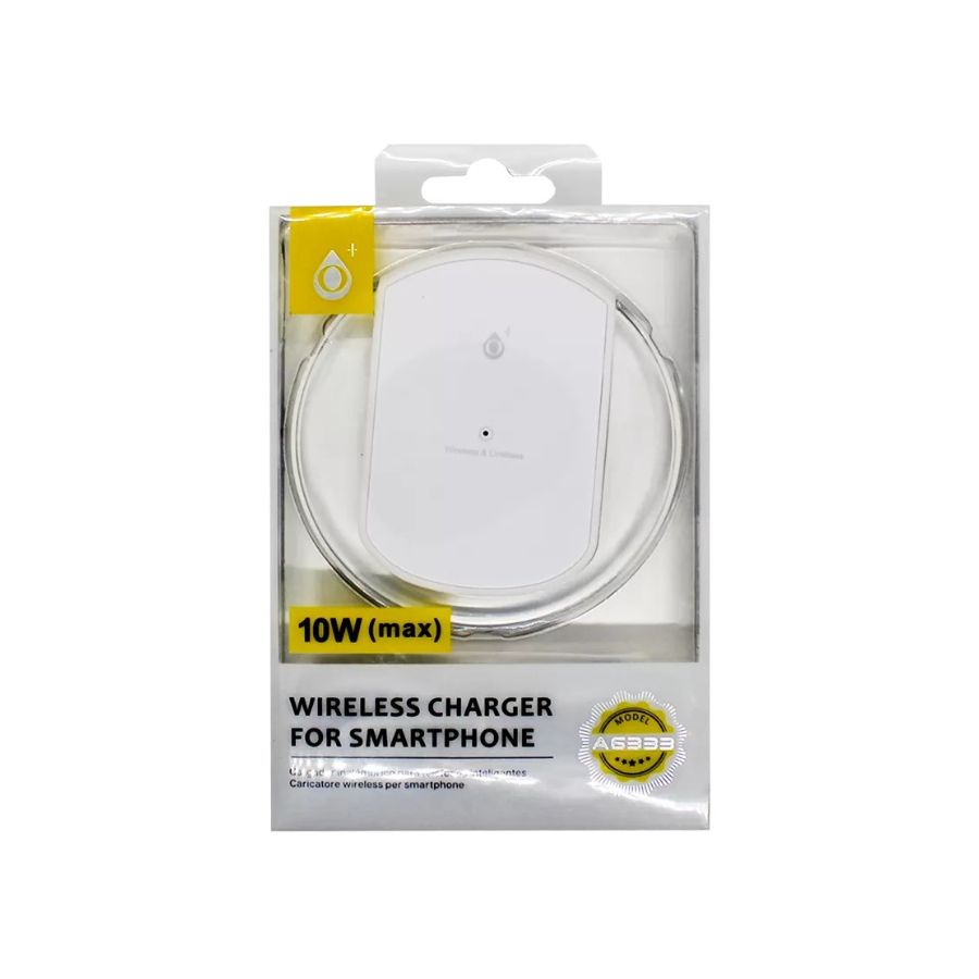 CARGADOR INALAMBRICO CARGA RAPIDA 10W MAX TELEFONOS A6333 - 2