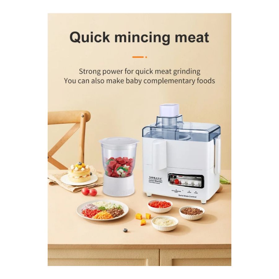EXPRIMIDOR DE ALIMENTOS 4 EN 1 FRUTAS EXTRACTOR ZUMO TAZA - 5