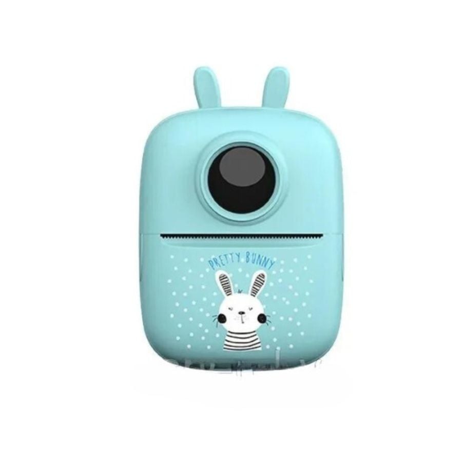 MINI IMPRESORA FOTOS PORTÁTIL NIÑOS ELECTRÓNICO BLUETOOTH AZUL - 1