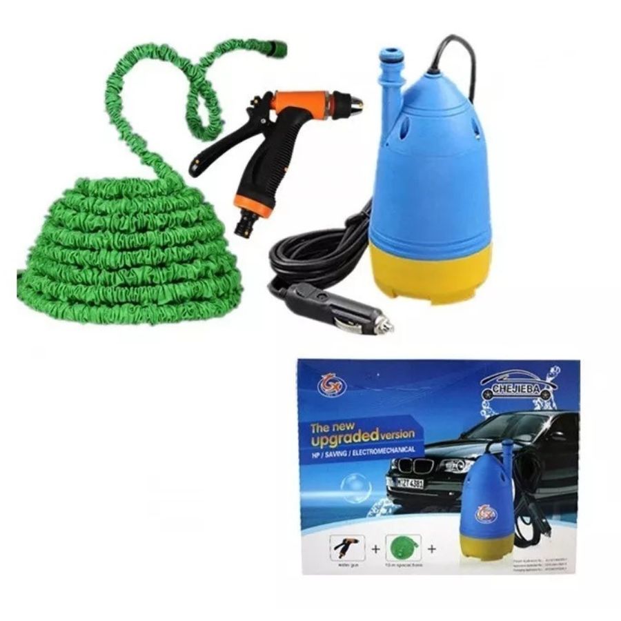 MINI HIDROLAVADORA SUMERGIBLE ELÉCTRICA 12V 80W PORTÁTIL - 2