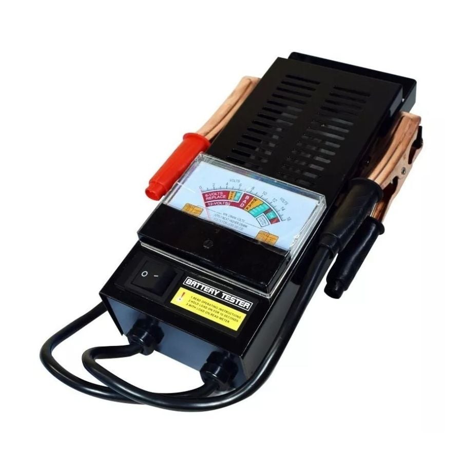 TESTER PARA BATERIA 6V Y 12V PROBADOR DE CARGA ANALÓGICO - 1