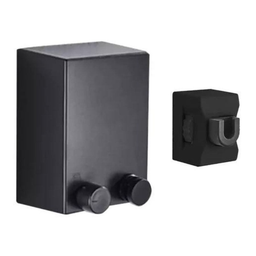 TENDEDERO RETRÁCTIL COLGADOR DE ROPA PARED NEGRO - 3