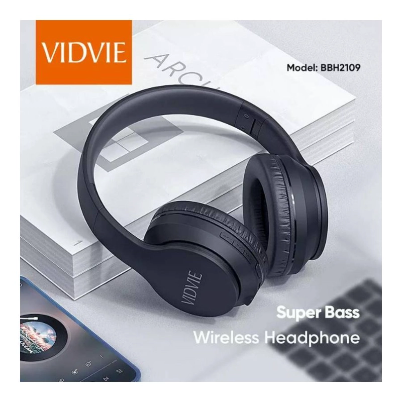 AUDÍFONOS CLICK VENTAS VIDVIE BBH2109 BLUETOOTH NEGRO - 3