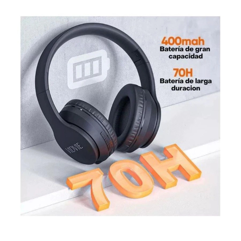 AUDÍFONOS CLICK VENTAS VIDVIE BBH2109 BLUETOOTH NEGRO - 4