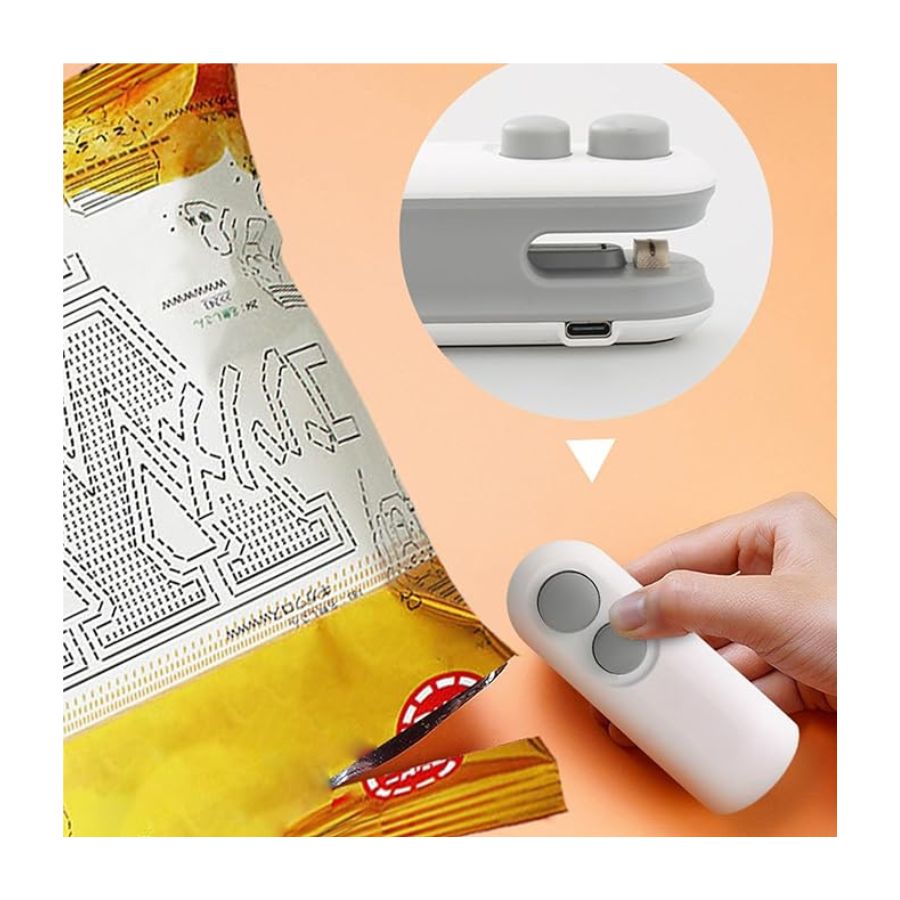 MINI SELLADOR DE BOLSAS SELLADOR AL VACÍO TÉRMICO DE MANO - 4