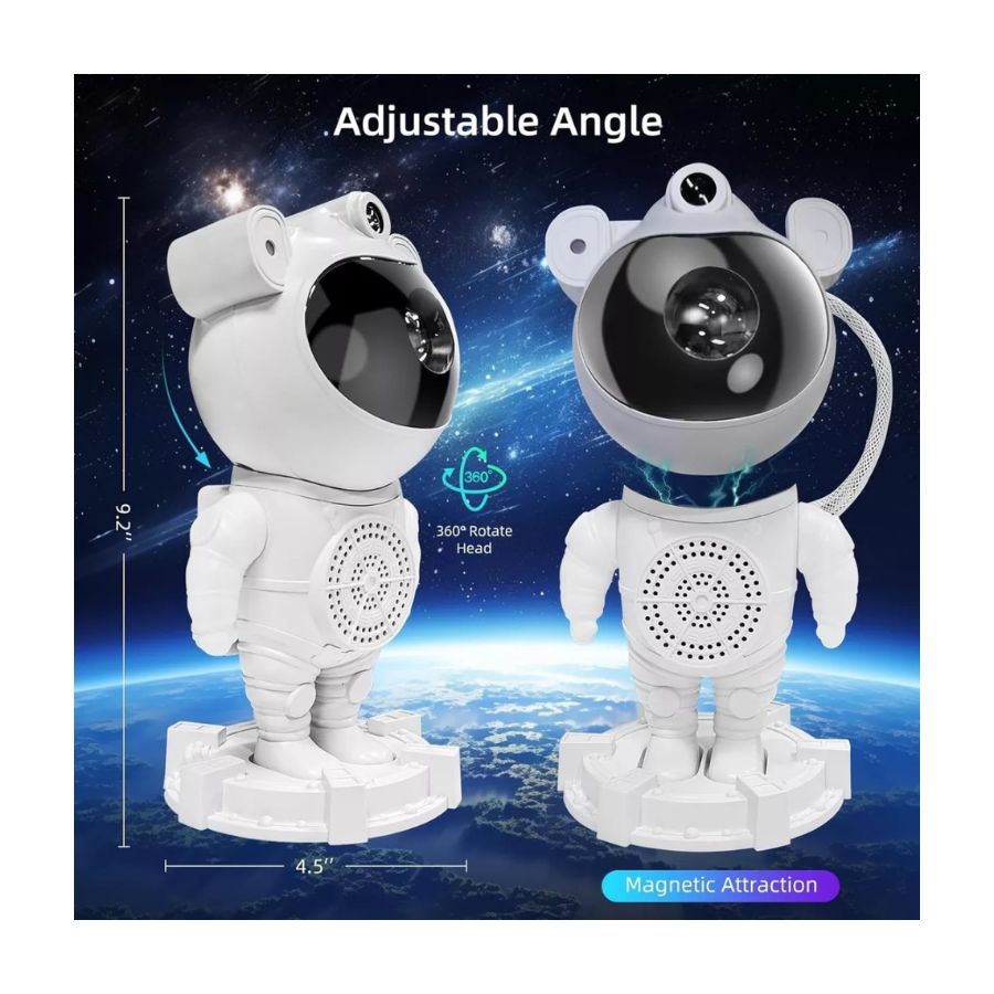 LÁMPARA CLICK VENTAS ASTRONAUTA GALAXIA BLUETOOTH PARLANTE LUZ USB - 2