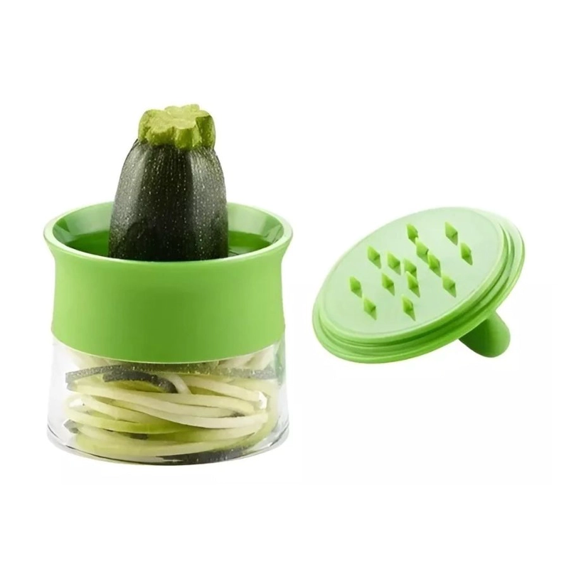CORTADOR DE VERDURAS PELADOR VEGETALES ESPIRAL VERDE - 2