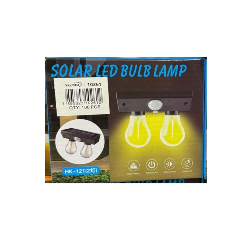 LÁMPARA SOLAR CLICK VENTAS DOBLE BOMBILLA CON SENSOR DE MOVIMIENTO - 4