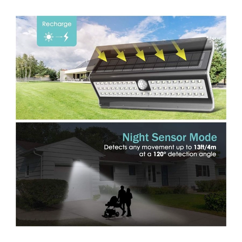 LÁMPARA SOLAR CLICK VENTAS DE PARED CON SENSOR DE MOVIMIENTO EXTERIOR - 4