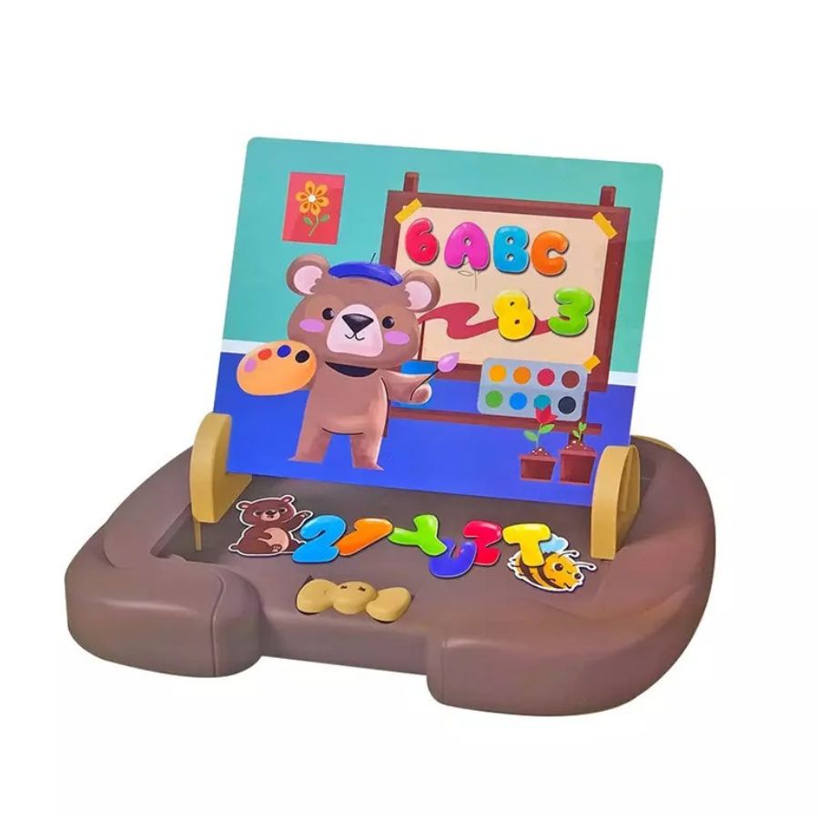 PIZARRA MAGNÉTICA EDUCATIVA CLICK VENTAS CAFE DE OSITO PARA NIÑOS 14PCS - 3