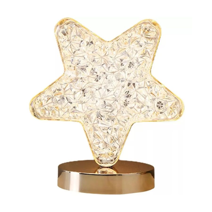 LÁMPARA CLICK VENTAS DECORATIVA ESTRELLA RECARGABLE USB REGULABLE - 1