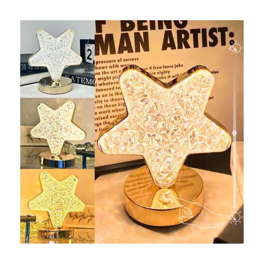 LÁMPARA CLICK VENTAS DECORATIVA ESTRELLA RECARGABLE USB REGULABLE - 3