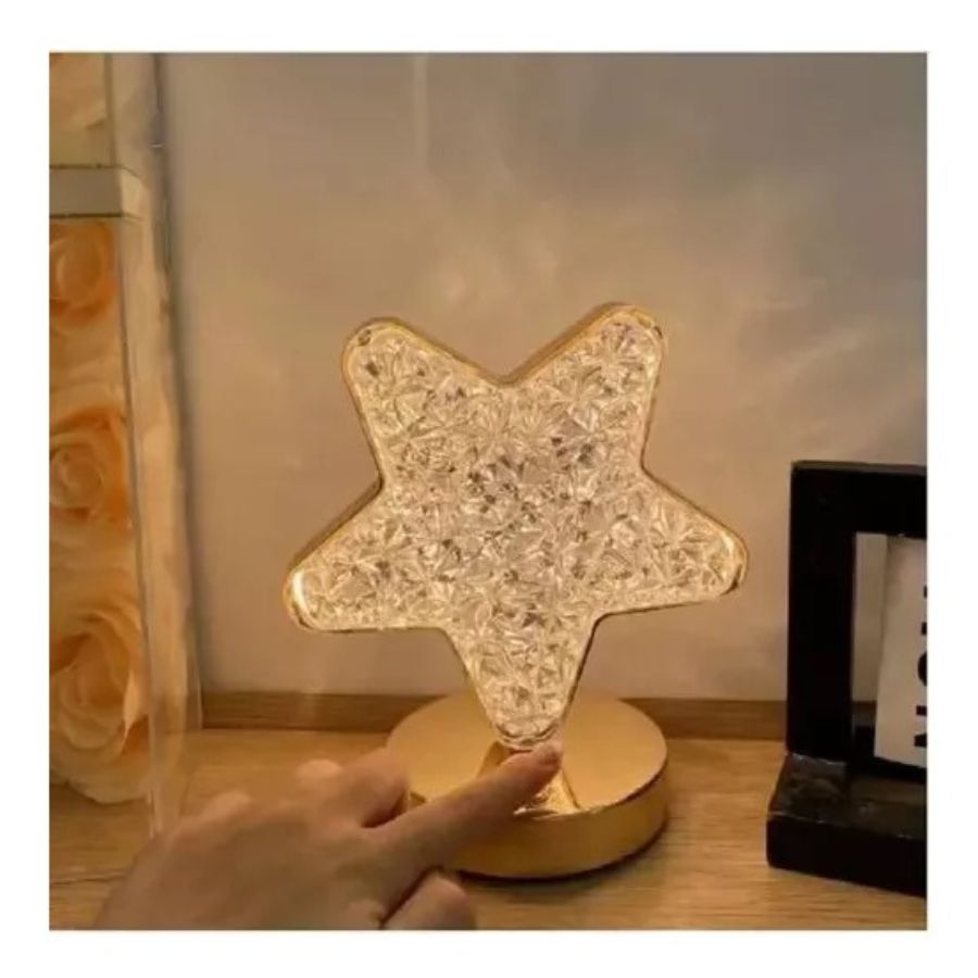 LÁMPARA CLICK VENTAS DECORATIVA ESTRELLA RECARGABLE USB REGULABLE - 5