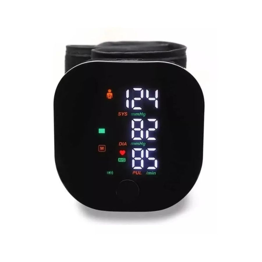 TENSIÓMETRO DIGITAL CLICK VENTAS DE MUÑECA RECARGABLE PANTALLA LCD - 1