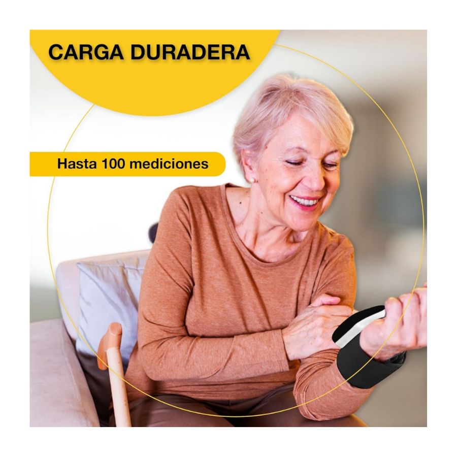 TENSIÓMETRO DIGITAL CLICK VENTAS DE MUÑECA RECARGABLE PANTALLA LCD - 3