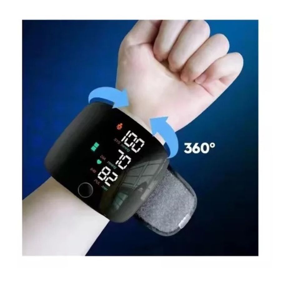 TENSIÓMETRO DIGITAL CLICK VENTAS DE MUÑECA RECARGABLE PANTALLA LCD - 6