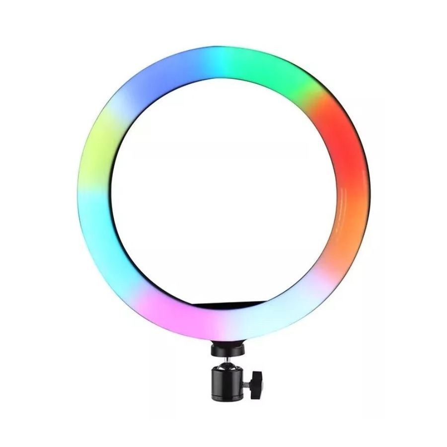 ARO DE LUZ LED CLICK VENTAS RGB MULTICOLOR 45CM FOTOS VIDEOS ILUMINACIÓN - 3