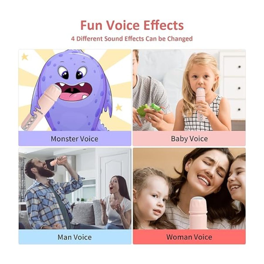 PARLANTE Y MICRÓFONO BLUETOOTH CLICK VENTAS KARAOKE VOZ RGB Y-1 - 3