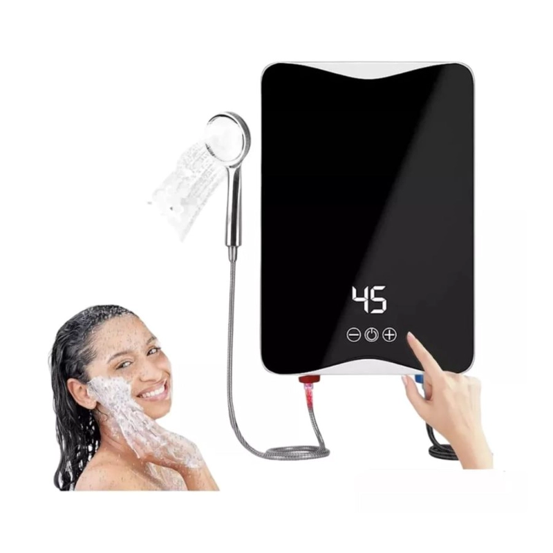 MINI CALENTADOR DE AGUA CLICK VENTAS PARA DUCHA MODERNO LED - 4