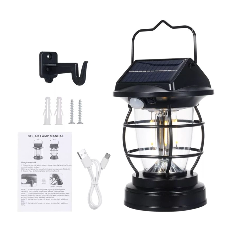 LÁMPARA CLICK VENTAS PARA EXTERIOR LUZ SOLAR IMPERMEABLE CON SENSOR - 4