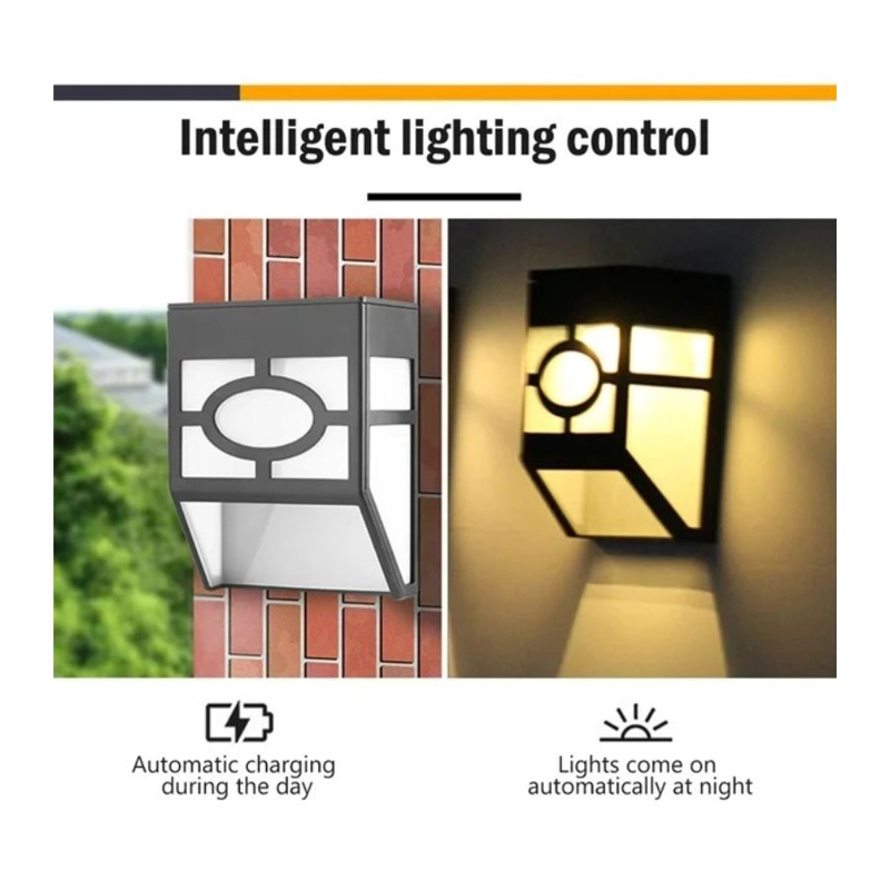 LÁMPARA DE PARED CLICK VENTAS SOLAR LED VINTAGE CON SENSOR DE MOVIMIENTO - 3