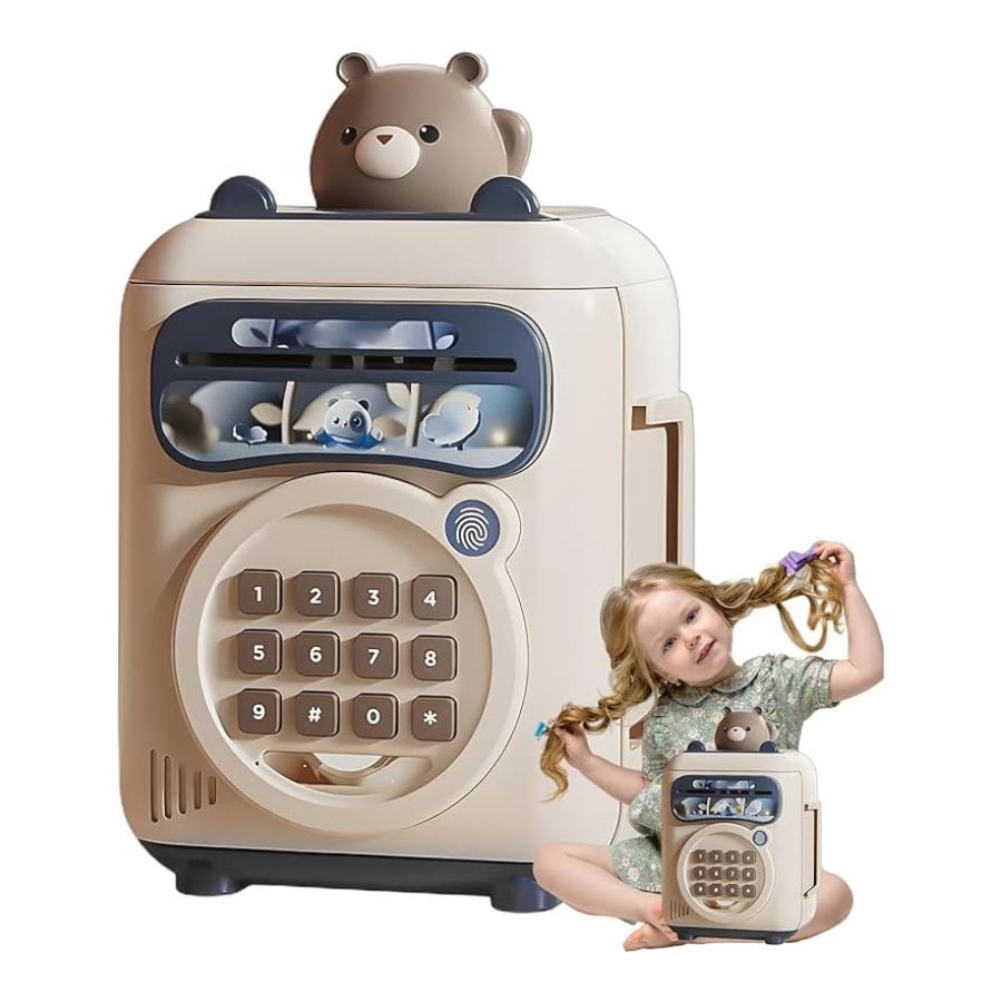 ALCANCÍA HUCHA ELECTRÓNICA CLICK VENTAS AZUL AHORRO CONTRASEÑA PARA NIÑOS - 1