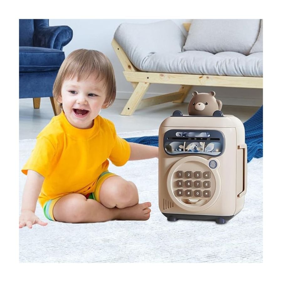 ALCANCÍA HUCHA ELECTRÓNICA CLICK VENTAS AZUL AHORRO CONTRASEÑA PARA NIÑOS - 2