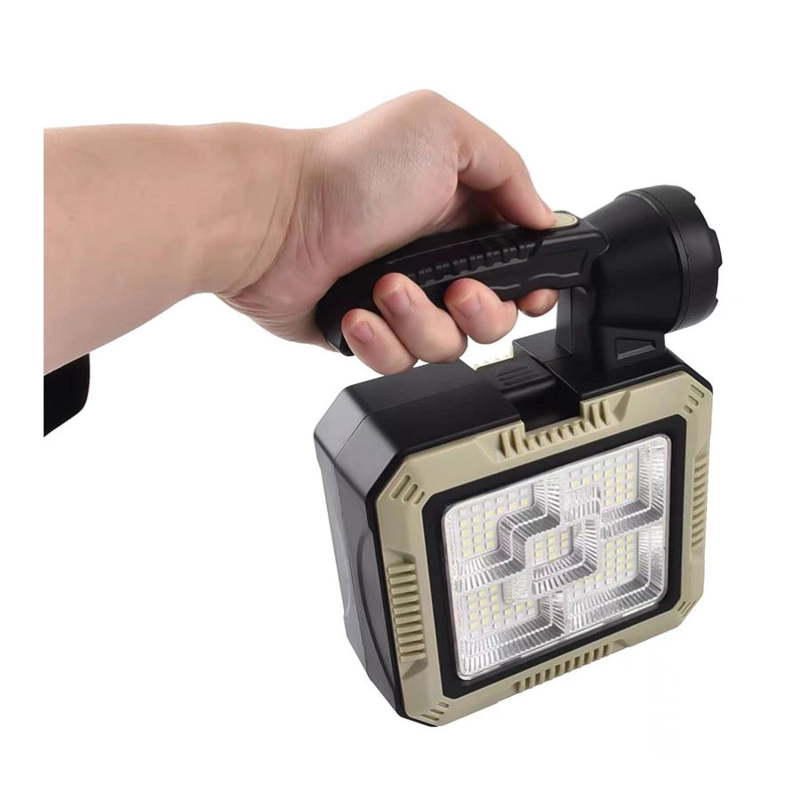 FOCOS CLICK VENTAS LINTERNA LÁMPARA SOLAR MULTIFUNCIONAL EXTERIOR DE MANO SOLAR - 4