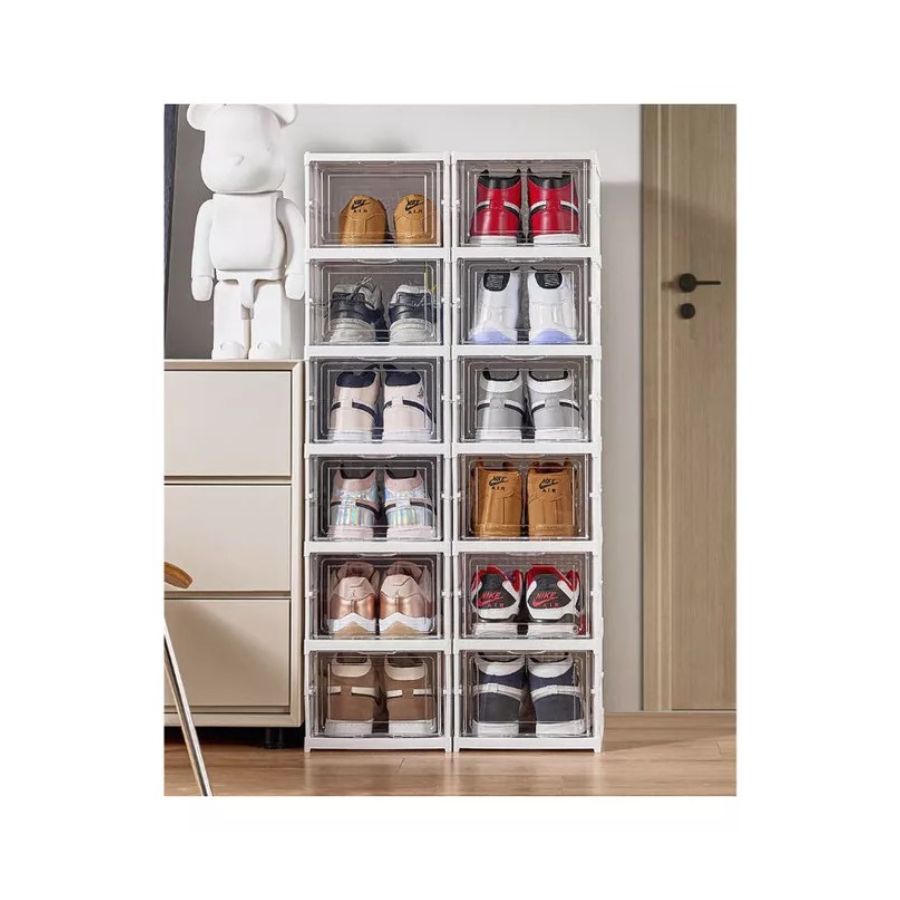 ZAPATERO ORGANIZADOR PLEGABLE MULTIUSO 6 COMPARTIMIENTOS - 4