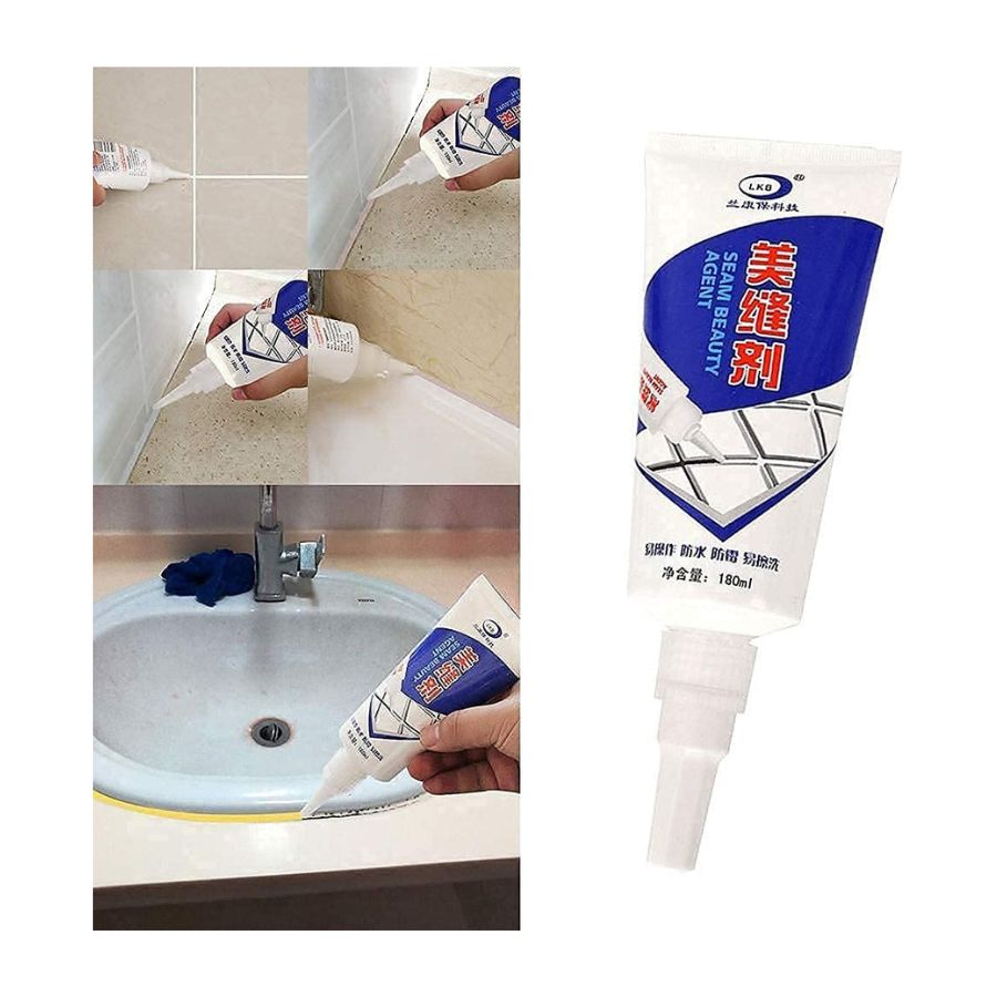 ACCESORIO GRIFERÍA CLICK VENTAS PEGAMENTO SILICONA LIQUIDO GRIETAS RESISTENTE AL AGUA - 3