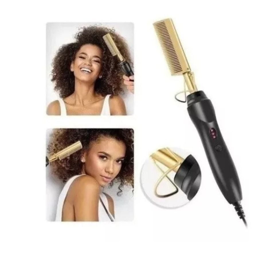 ALISADOR CON PEINE PARA CABELLO ELÉCTRICO PLANCHA MY7364 - 5