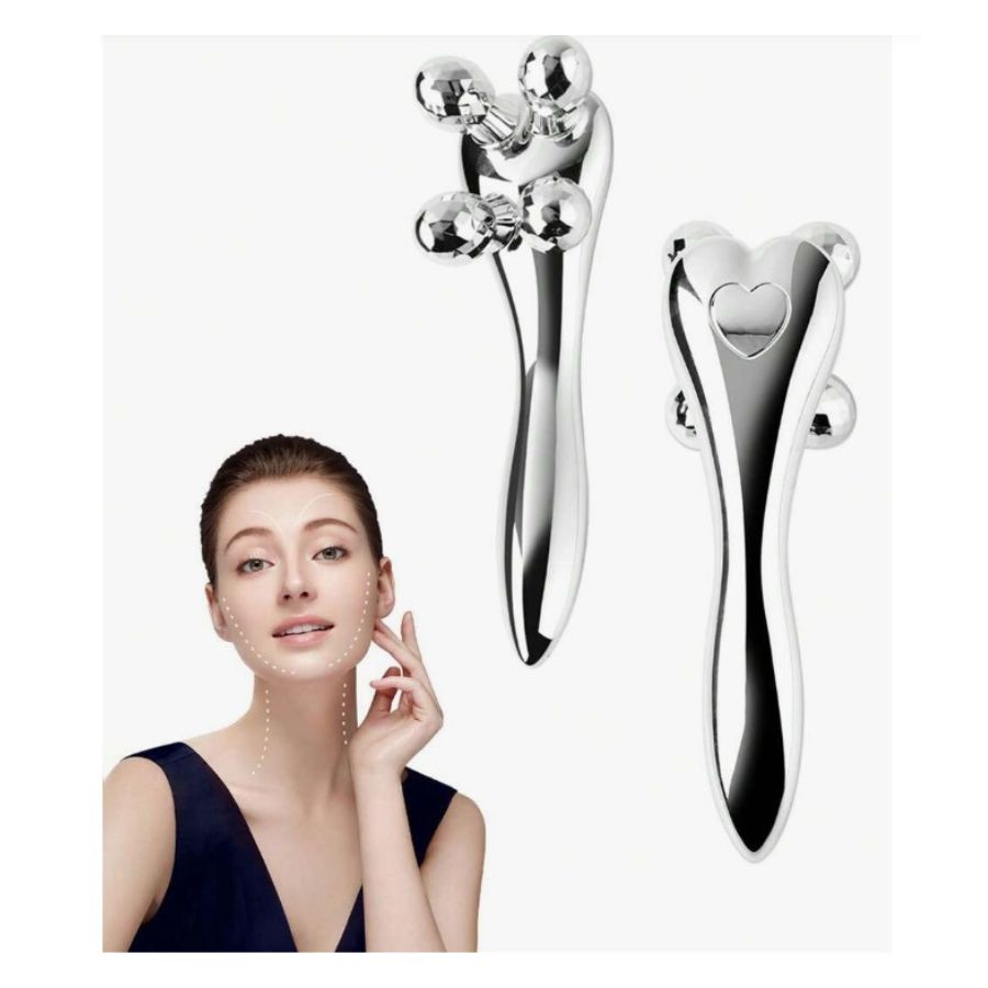 RODILLO DE MASAJE CLICK VENTAS FACIAL 4D MULTIFUNCIONAL CIRCULACIÓN - 4