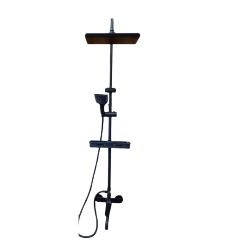 COLUMNA DUCHA CLICK VENTAS 3 FUNCIONES CUADRADA CON REPISA MODERNA - 2