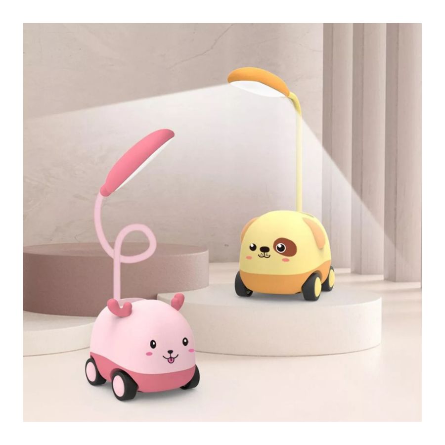LÁMPARA DE ESCRITORIO LED LUZ DE MESA PORTÁTIL SACAPUNTAS - 2