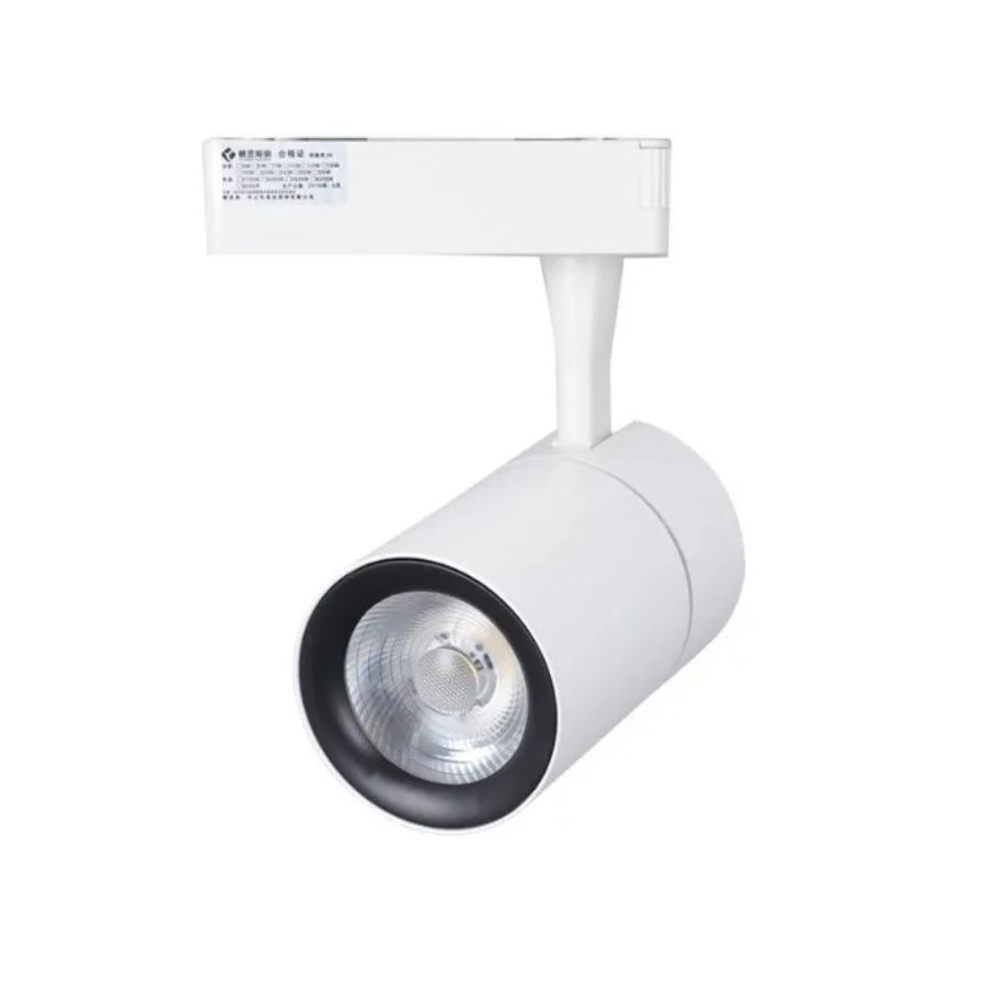 LAMPARA DE TECHO LED BLANCO PARA RIEL 3000K FOCO - 2