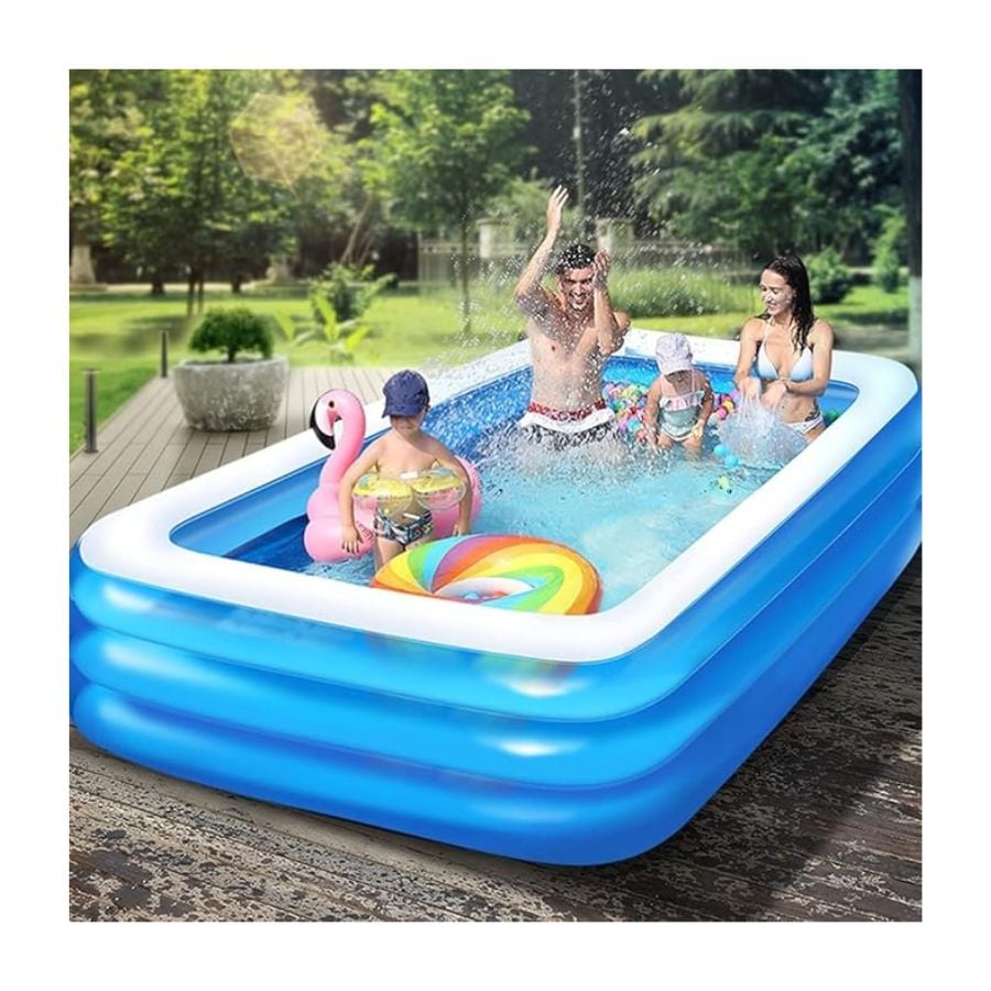 PISCINA INFLABLE CLICK VENTAS RECTANGULAR 305X183X66 CM NIÑOS VERANO - 2