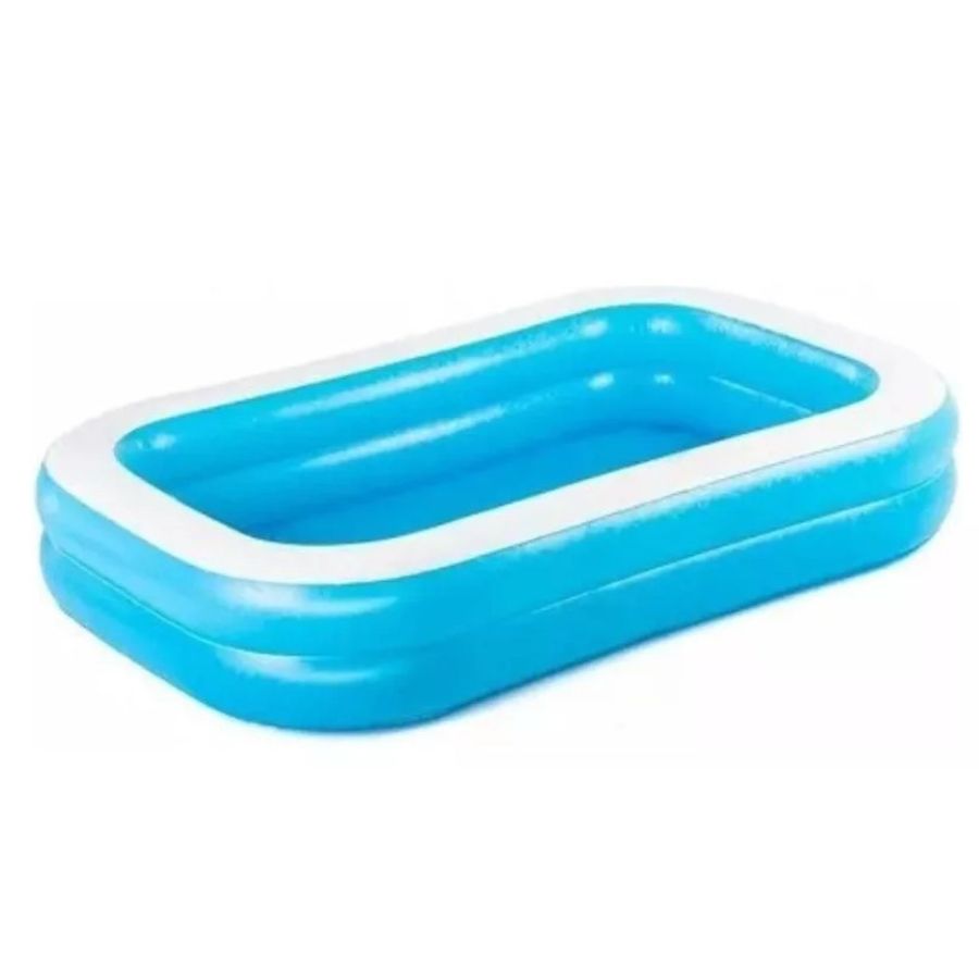 PISCINA INFLABLE CLICK VENTAS RECTANGULAR 200X140X40 CM VERANO NIÑOS - 1