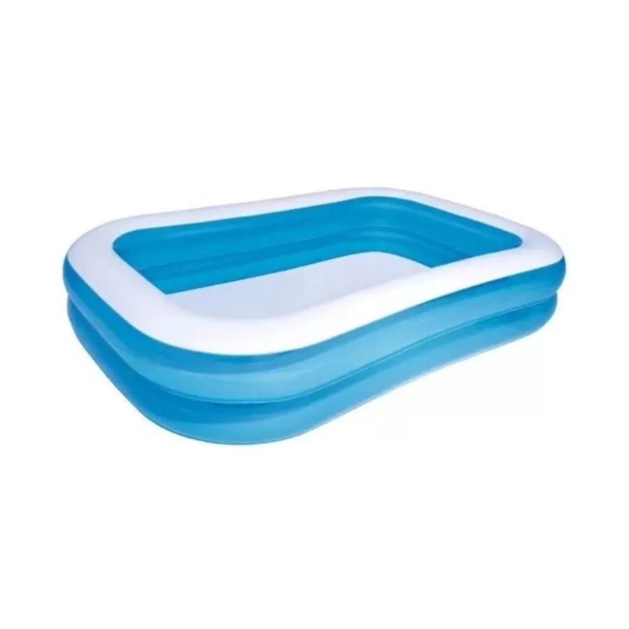 PISCINA INFLABLE CLICK VENTAS RECTANGULAR 200X140X40 CM VERANO NIÑOS - 2